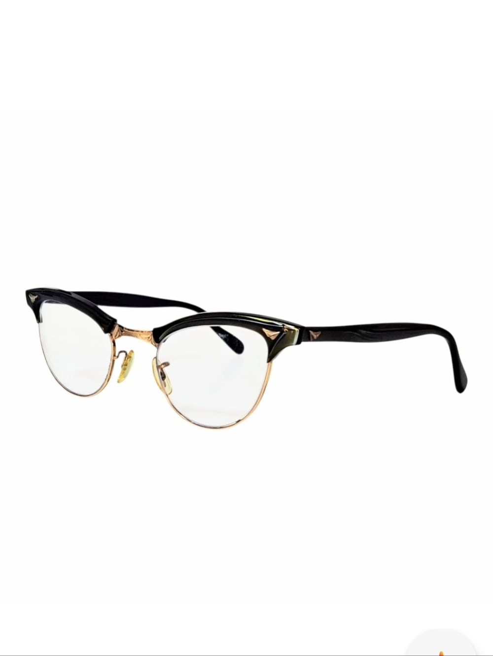 Vintage American Optical AO 1-10 12K GF Gold Filled Horned Unisex